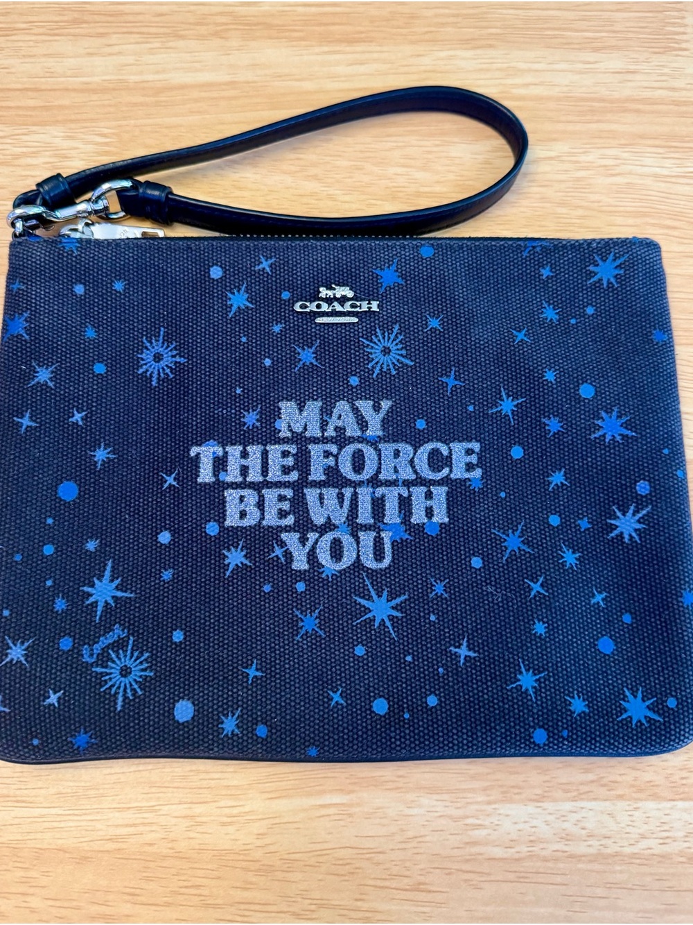 Coach x Star Wars “May the Force Be With You” Gallery Pouch Wristlet – F88485